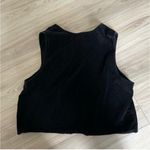 Bryn Connelly Editions Black Velvet Utility Vest 1X Zipper Pockets Photo 3