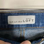 Loft ‎ distressed midi jean shorts size 25/0 Photo 2