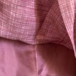 Banana Republic 🌞 Pink  & White Linen Blend Mini Skirt with Back Zipper A Photo 4