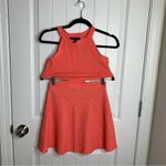 BCBGMAXAZRIA ‎ orange cutout Alora mini dress size XS Photo 3