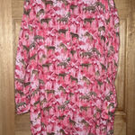 Jane and Delancey Women’s Jane Delancey Pink Leopard Print Shirt size XL Photo 0