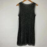Moth Anthropologie Sleeveless Knit Sweater Tank Dress Size Medium Black Photo 2