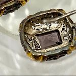 Sterling Silver  Amethyst Filigree Earrings Photo 13