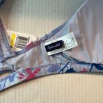 Splendid Floral Flurry Bikini Top RSC Halter Bra Sz M NWT Blue Pink Pattern Photo 13