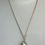 Whiting & Davis Vintage  Pendant Gold Tone Leaf and Gold Tone Chain Necklace Photo 0