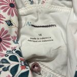 Anthropologie New by Lyric Smocked bikini top size 1X floral Photo 3