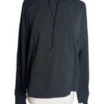 Athleta  mission hoodie black popover Sz M Photo 9