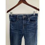 American Eagle Women's 8 L Long Ne(X)t Level Stretch Jegging Jeans Blue Denim 20 Photo 1