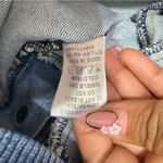 Fate Denim Bomber Jacket Light Wash Blue Size L Casual Oversized Style Size L Photo 9