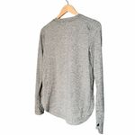 Athleta  Uptempo Top Long Sleeve Curved Hem Active LS Tee Olive Heather Size XS Photo 4