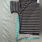 Kona Sol NWT  Women's Striped Crop Long Sleeve SPF 50+ Medium Black/White Photo 4