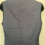 Talbots  Navy Blue Quilted Vest Dual Zippers Size Small Photo 5