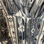 #306 LULUS Mystical Moment Gray Print Maxi Dress Black Size L Photo 6