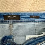 Black Label  Full Front Zipper Denim Mini Skirt Photo 4