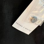 Deane & White 100% Linen Crop Black Pink Flamingo Embroidered Pants NWT Size 10 Photo 3