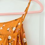 Abound  Floral Mustard Slip Dress Medium NWT Photo 2