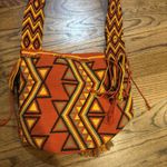 Cordobags Orange‎ Yellow Hippie Crossbody Bucket Bag Tote Purse Fringe Boho Orange Photo 5