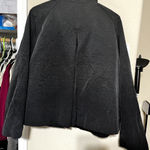 Chico's Womens Full Zip Jacket Size 2 Large Black Lightweight Drawstring neckline Photo 6