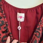 Buddy Love Crimson and Black Dress Red Size L Photo 2