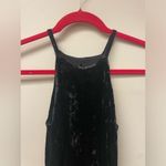 AQUA Womens High Neck Black Velvet High Low Dress Size XS Photo 1