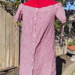 Forever 21 Striped Off the Shoulder Mini Dress Photo 0