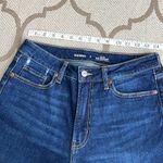 Old Navy  High Rise O.G. Straight Adley dark wash ripped knee jeans, size: 8 tall Photo 4