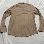 Cinch  Womens Patterned Stripe Western Button Down Shirt Green Yellow XXL Photo 5