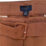 J.Crew Factory Belted Straight-Leg Trouser Pant Size 22 in Vintage Brandy Photo 4
