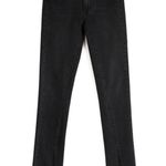 Paige 💖 Rosie HW x  Constance Split Hem Black Skinny Jean Photo 1