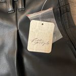 Free People Vegan Leather Shorts Photo 5