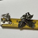 Lot Of 2 Silver Tone Brooch Tack Lapel Pins Bumble Bee Insect Photo 3