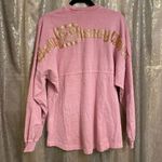 Walt Disney World Spirit Jersey Pink Long Sleeve Top T-Shirt Spell out S Photo 1