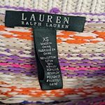 Ralph Lauren Lauren Ralph‎ Lauren Scoop Neck White and Geometric Sweater Photo 3