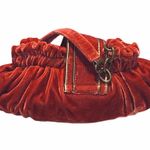 Velvety Mini Bag, Burnt Orange Photo 1