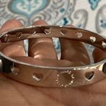 Marc by Marc Jacobs Marc by‎ Marc jacobs bangle silver toned bracelet heart laser cut out Photo 0