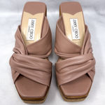 Jimmy Choo Narisa 90 Leather Platform Wedge Sandals Ballet Pink Mauve
Boho 37.5 Photo 0