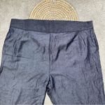 Unique Vintage  Women’s Chambray High Rise Pants Cropped Capri Blue Plus Size 5X Photo 1