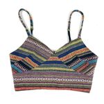 Cotton Express small bralette-style crop tops vibrant Aztec print black & white tribal print​ Photo 1