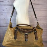 NEWHEY Oversized Travel Duffel Bag Genuine Crazy Horse Leather Waterproof Photo 0