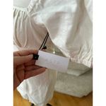 ASTR NWT  White Milkmaid Puff Sleeve Mini Dress Photo 2