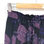 Wilfred Marais Floral Crop Pant Black Purple XS Photo 9