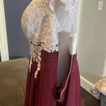 Women’s Ivory Lace Top Chiffon V Photo 10