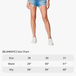 BLANK NYC NWT High Waisted Distressed Vintage Wash Denim Cut Off Shorts Photo 5