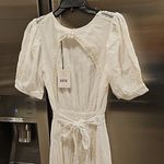 💕SPELL💕 Jolene Lace Cut Out Midi Dress ~ Antique White Medium M NWT Photo 13
