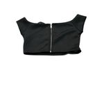 ZARA 3/$15  dressy black crop top Photo 3