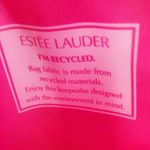 Estée Lauder  Makeup Bag Tropical Sea Life Ocean Pink Stripes Photo 2