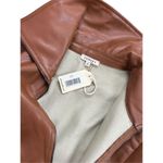 JODIFL  size small faux camel color leather jacket -very stylish!! nwt Photo 2