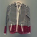 Talbots  Striped Hooded Athletic Jacket Photo 0