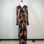 Johnny Was NWOT  Floral Long Sleeve V-Neck Midi Dress Size S Multicolor Photo 1
