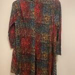 Premise Womens Long Sleeve Top Shirt Blouse S 34” Cowl Neck Multicolor Print Photo 6